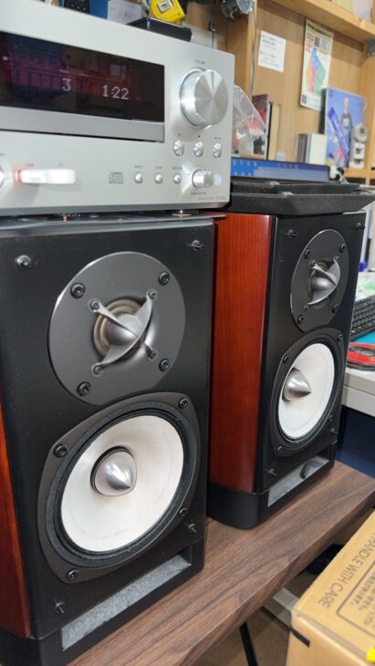 東京都杉並区でONKYO CDレシーバー【CR-555(s)】スピーカー【D-412EX