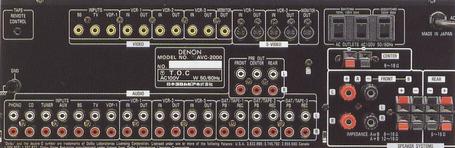 DENON AVC-2000の仕様 デノン/デンオン