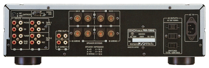 DENON PMA-1500AEの仕様 デノン/デンオン