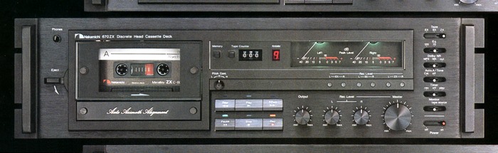 Nakamichi 670ZXの仕様 ナカミチ