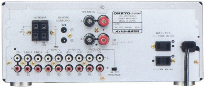 ONKYO R-810Mの仕様 オンキヨー/オンキョー