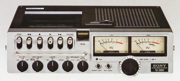 SONY TC-2500の仕様 ソニー