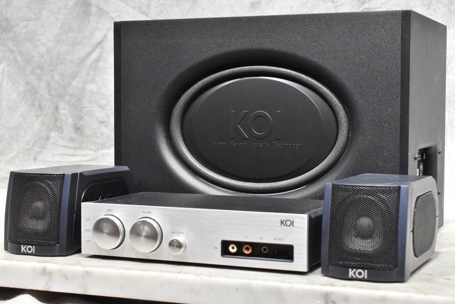 KOI コイ パワードスピーカーシステム TIGER KTG2 KWTG10 | オーディオ