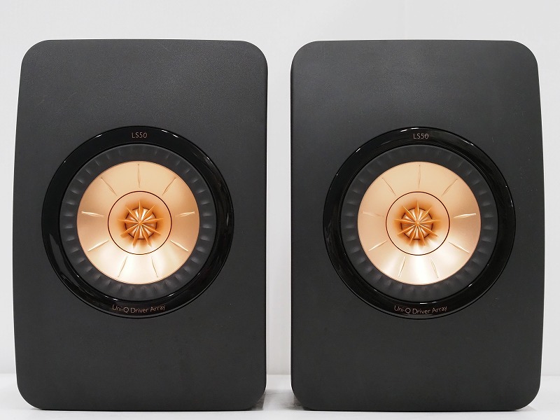北海道帯広市で【KEF LS50 スピーカーペア（B&W製スタンド付）】を高価