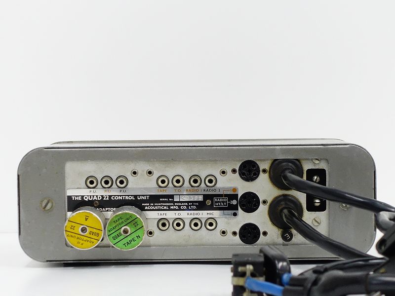 QUAD クォード QUADⅡ/22 真空管 モノラルパワーアンプペア プリアンプ