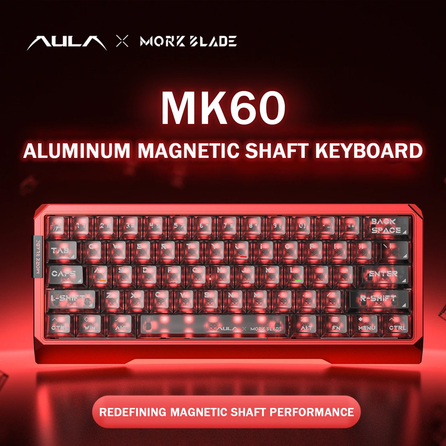 AULA MK60 マグネティックスイッチキーボード – 最高の60%キーボード