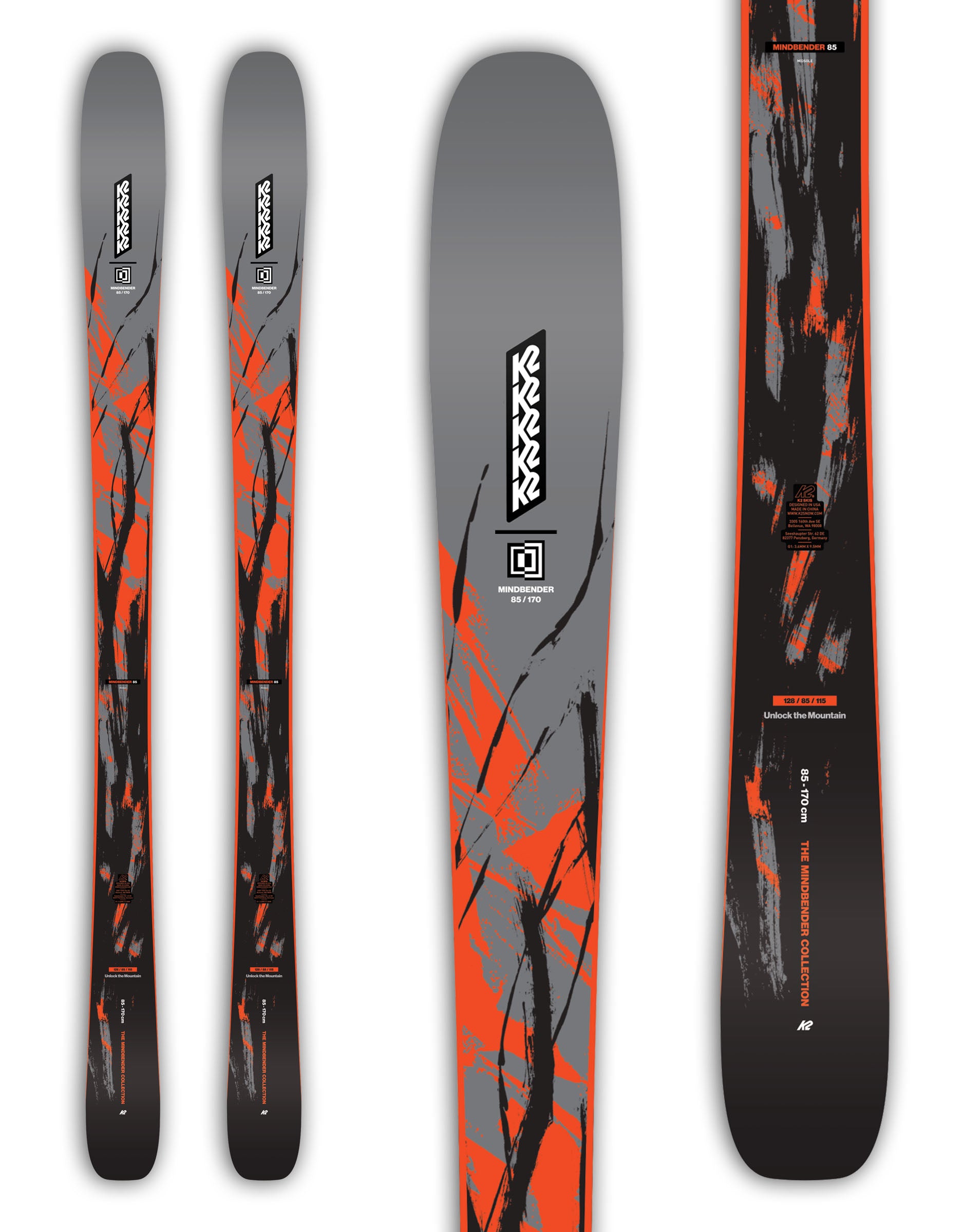 K2 Mindbender 85 Skis 2027 - Versatile All-Mountain Performance