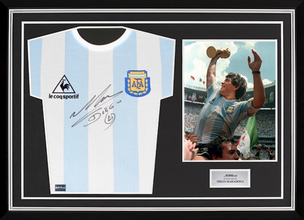 直筆サイン入り】マラドーナユニフォームの販売 – AuthentiCo.