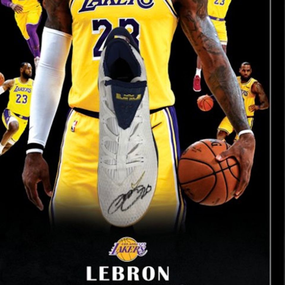 レブロン・ジェームズ【直筆サイン入り】NIKEレブロン16 シューズ