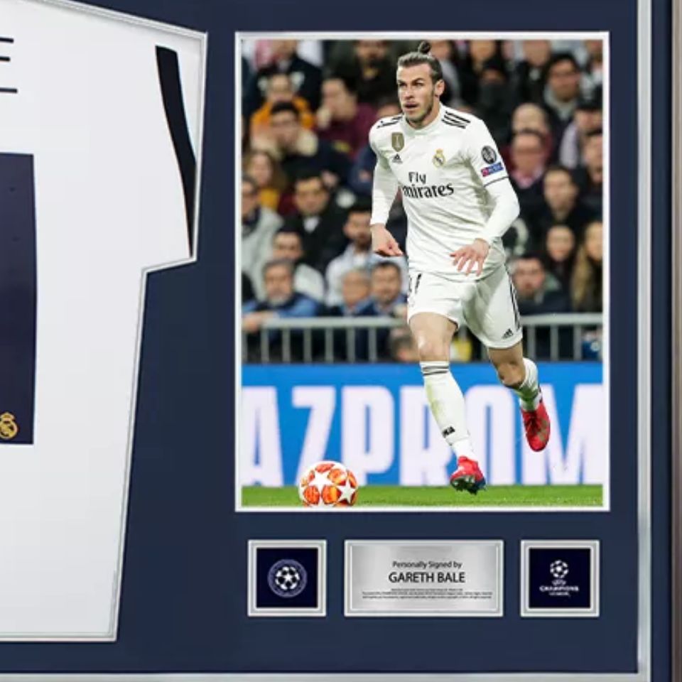 ガレス・ベイル【直筆サイン入り】レアル・マドリード2023-24ホーム