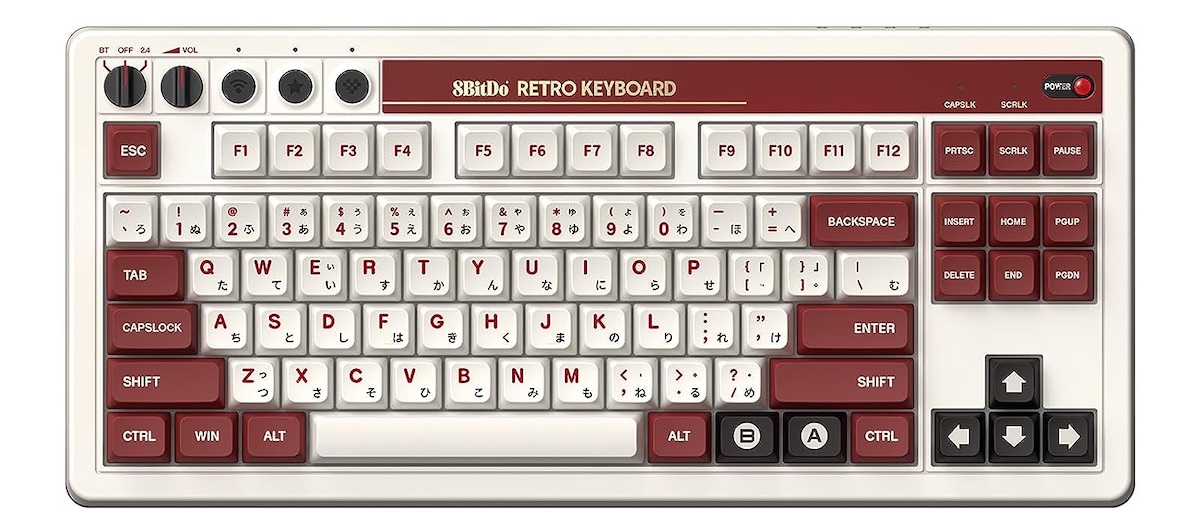 ファミコン風メカニカルキーボード「Retro Mechanical Keyboard」海外