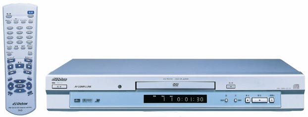 ピクター、スリムなDVDプレーヤー2色