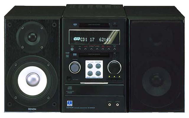 デンオン、3CDチェンジャとダブルMDデッキを搭載したミニコンポ