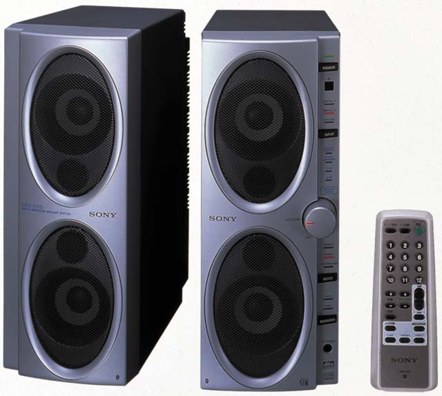 ソニー、2本のスピーカーで5.1chを再現するシステム