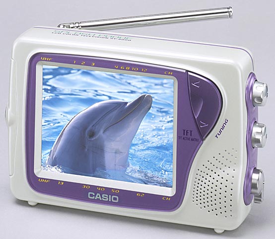 カシオ、「お風呂キット」が付属した4型液晶の防水テレビ