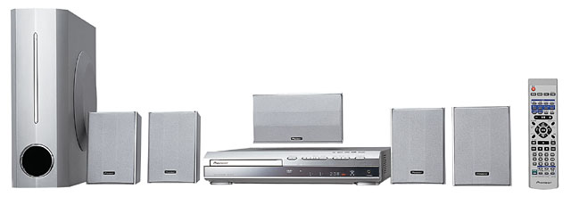 パイオニア、総合450WのDVD 5.1chホームシアターセット