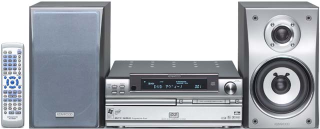 ケンウッド、4スピーカーサラウンド採用のDVDミニコンポ2機種