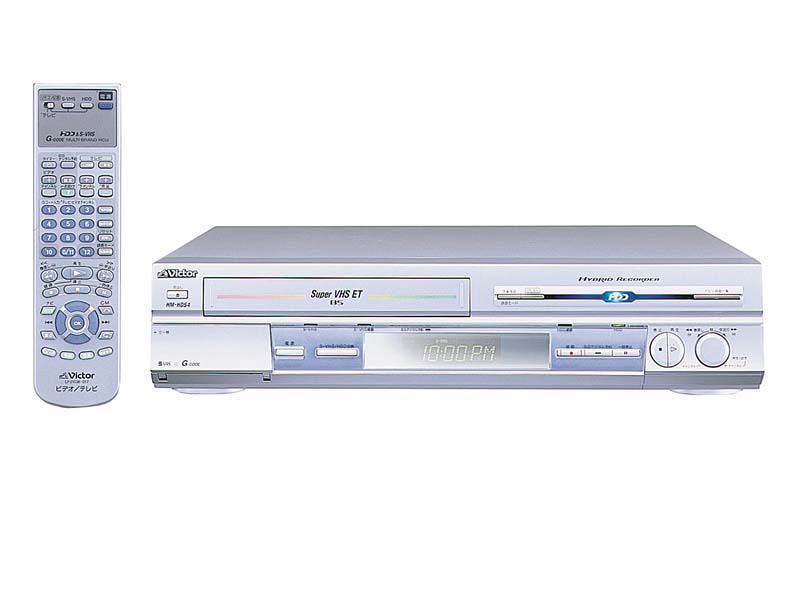 ビクター、80GB HDD搭載HDD/S-VHSハイブリッドレコーダ