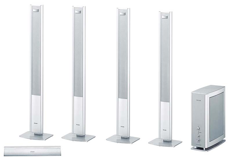 松下、厚さ32mmのトールボーイを採用した5.1chスピーカーセット