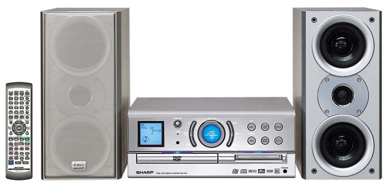 シャープ、5.6MHz版1ビットアンプ搭載DVD/SACD/MDミニコンポ