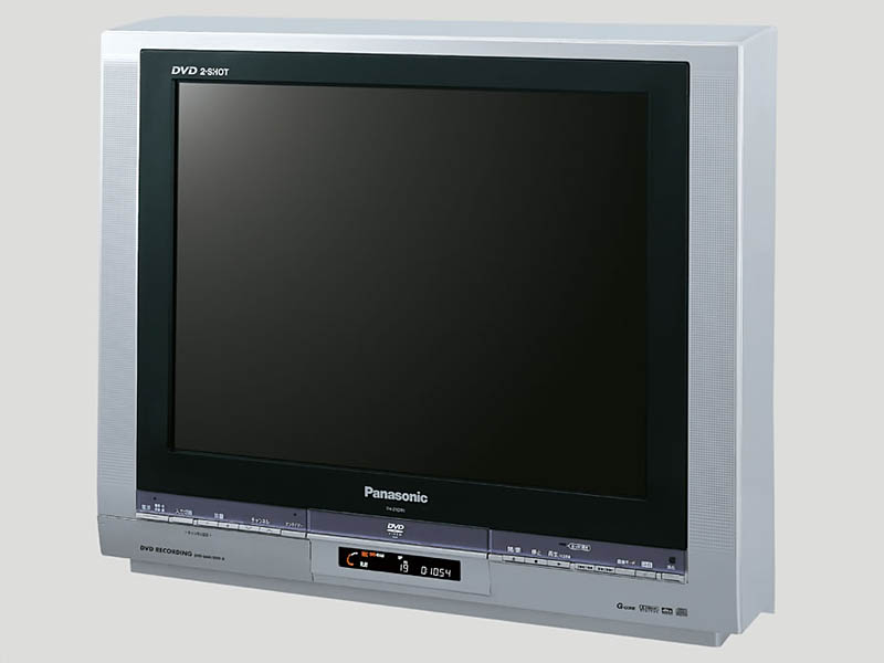 松下、DVD-RAMレコーダ内蔵21型テレビ「DVD 2-SHOT」