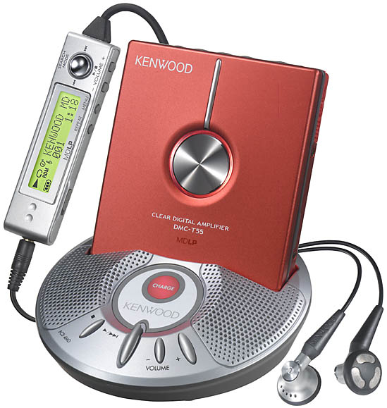 ケンウッド、“NEW クリアデジタルアンプ”搭載MDプレーヤー