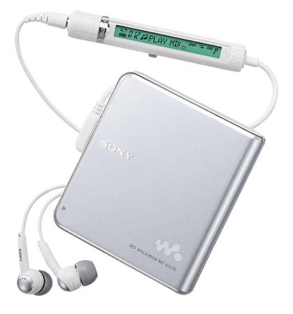 ソニー、HDデジタルアンプ搭載のMDウォークマン