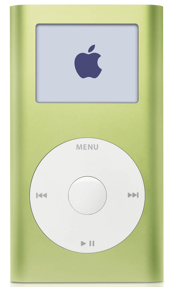 米Apple、4GB HDDを搭載した重量102gの「iPod mini」