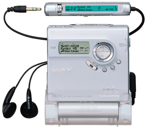 ソニー、PCと手軽に連携できるNet MD対応MDウォークマン