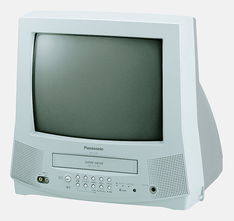 松下、フラットブラウン管を採用したテレビデオ「2SHOT T(タウ)」