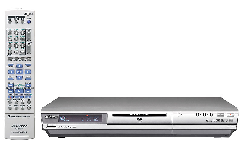 ビクター、最長16時間録画が可能なDVDレコーダ