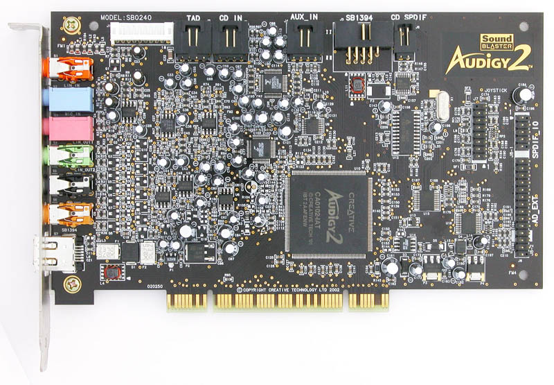 クリエイティブ、実売9,800円の「Sound Blaster Audigy 2」