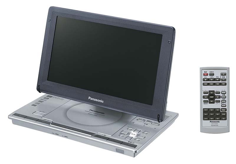 松下、9型液晶搭載ポータブルDVDプレーヤー2種
