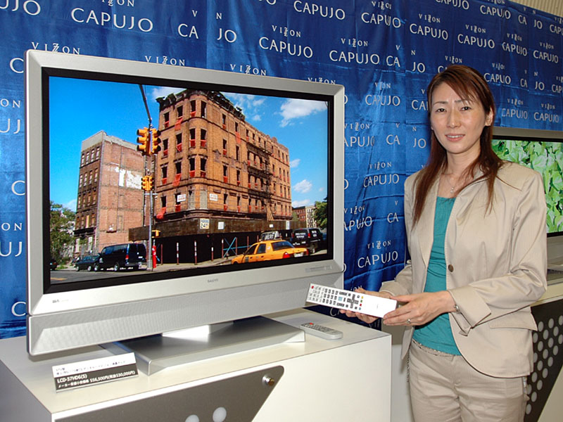 三洋、37V型のフルHDパネル採用液晶テレビ