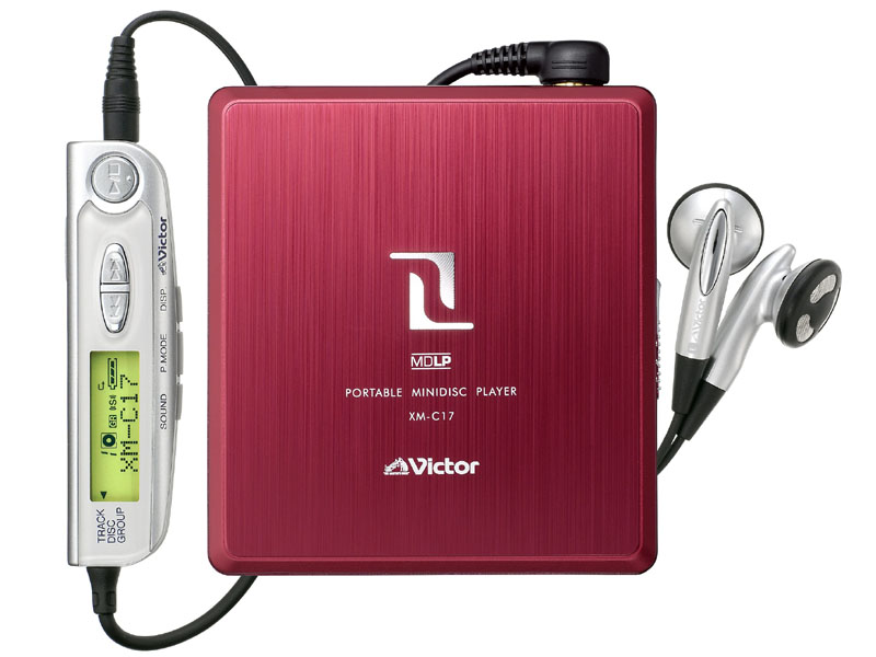 ビクター、「クイックチャージ」搭載のポータブルMD