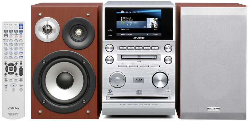 ビクター、「エニーミュージック」対応マイクロコンポ