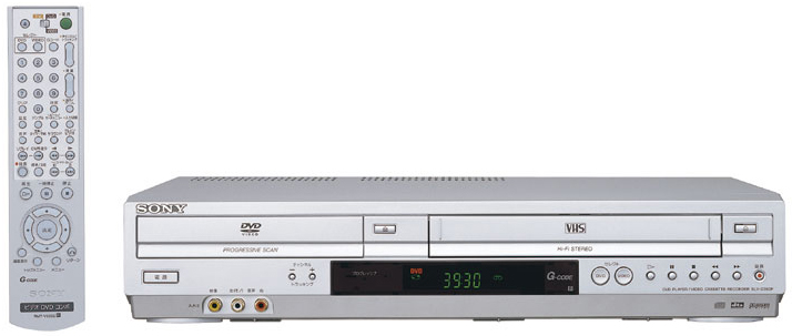 ソニー、VHSデッキ一体型DVDプレーヤー