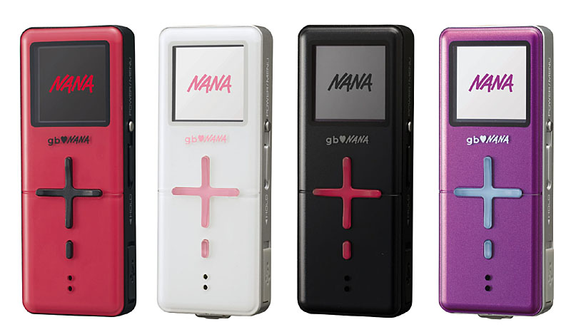 東芝、「gigabeat P5」のアニメ「NANA」モデル