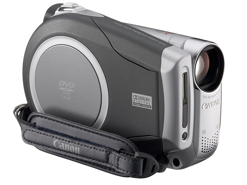 キヤノン、片面2層8cm DVD-Rに対応したDVDカメラ