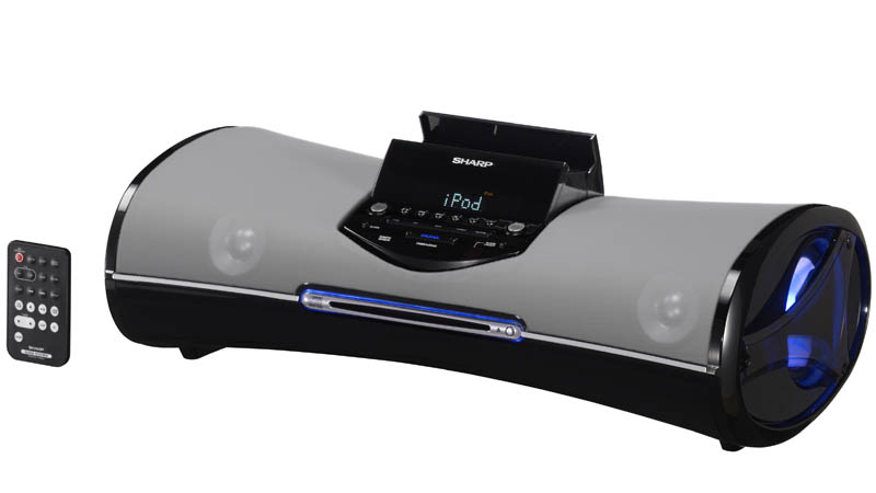 シャープ、ツインサブウーファ搭載のiPodオーディオ