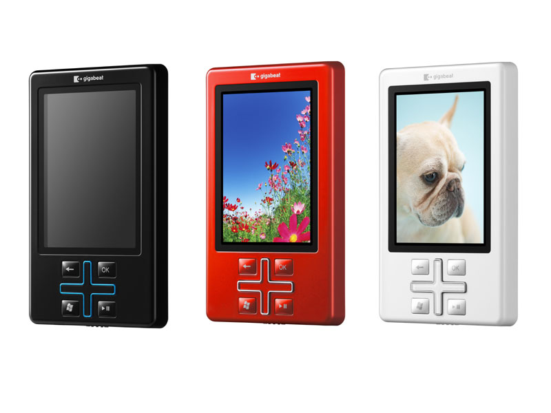 東芝、4GBメモリ/無線LAN搭載「gigabeat T401」