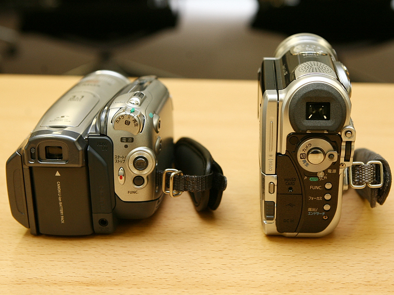 キヤノン、感度が向上した横型HDVカメラ「iVIS HV20」