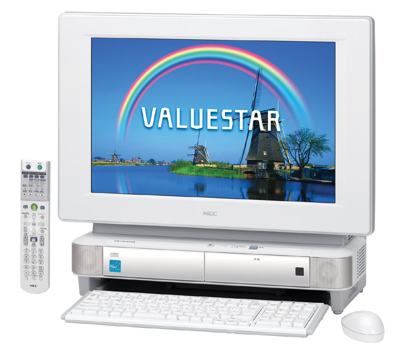 NEC、地デジ長時間録画対応PC「VALUESTAR」