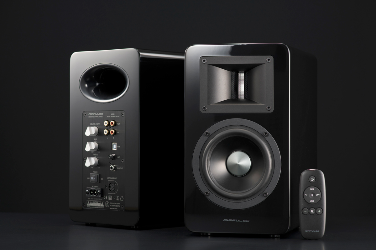 AIRPULSE、低域再生強化の無線スピーカー「A100 BT5.0」。9.9万円 - AV
