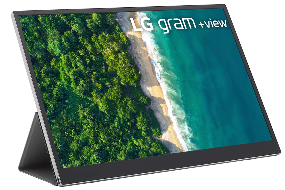 LG、USB-C接続の16型WQXGAモバイルモニタ。約4.5万円 - AV Watch