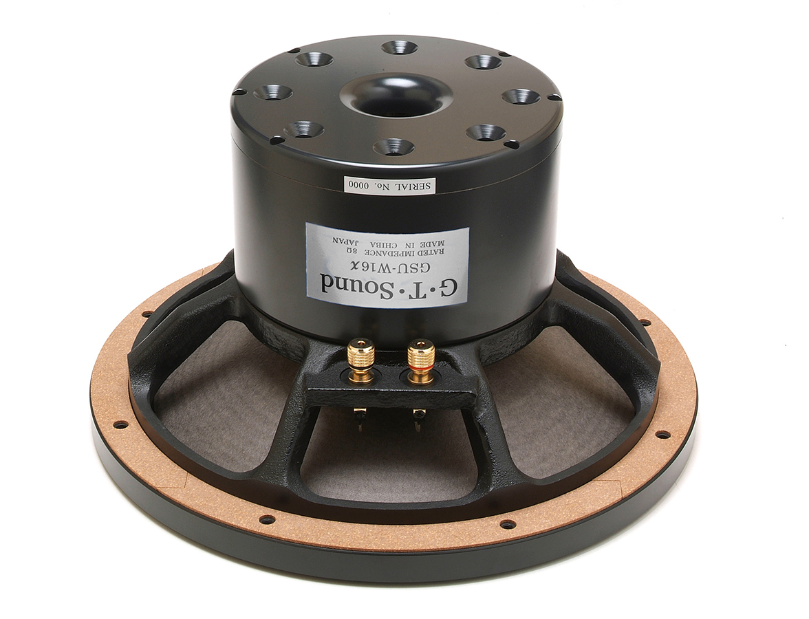 GTサウンド、伝説のユニットを継承する40cm径ウーファー「GSU-W16X