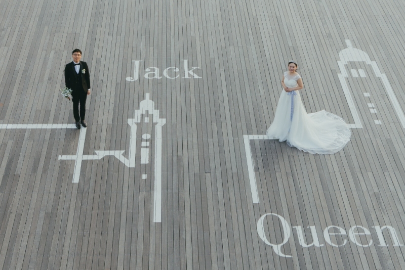 横浜一ロマンチックなウェディングフォトスポットで♡ | 横浜の前撮り