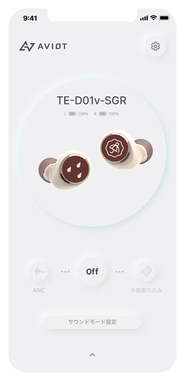 TE-D01v-SGR 製品情報｜AVIOT