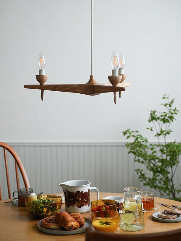 スロイド ウッドシャンデリア 3灯 | AXCIS ONLINE
