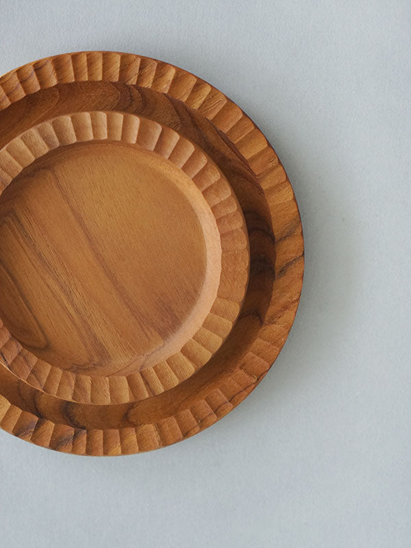 チーク ラウンドトレイ | AXCIS ONLINE